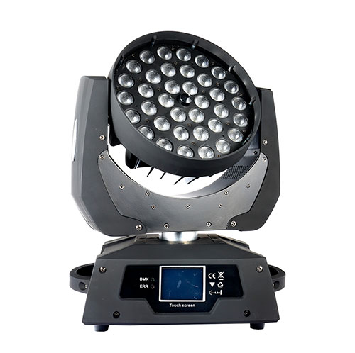 36x18W 6 IN 1 RGBWA UV DMX LED ZOOM Moving Head Wash Light