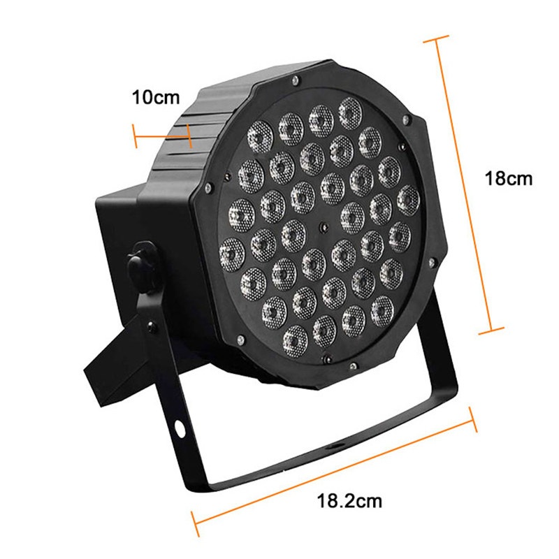 Colorful Stock 36LED 72W RGB LED Par Can Uplight Stage Lights