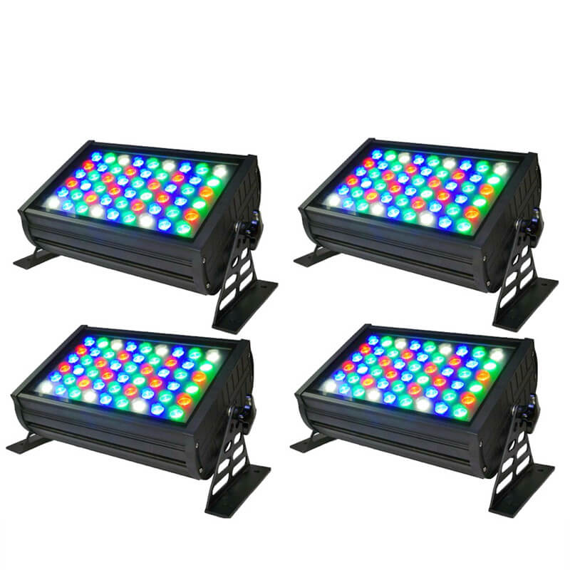 54X3W RGBW Outdoor Colorful LED Wall Washer Light
